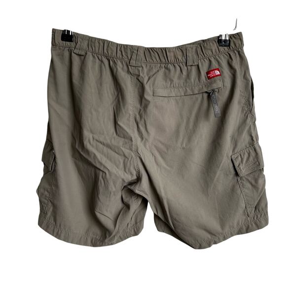 The North Face Dark Khaki Nylon Women’s Cargo Shorts - Picture 2 of 6